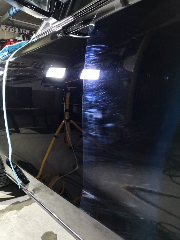 Paint correction in progress